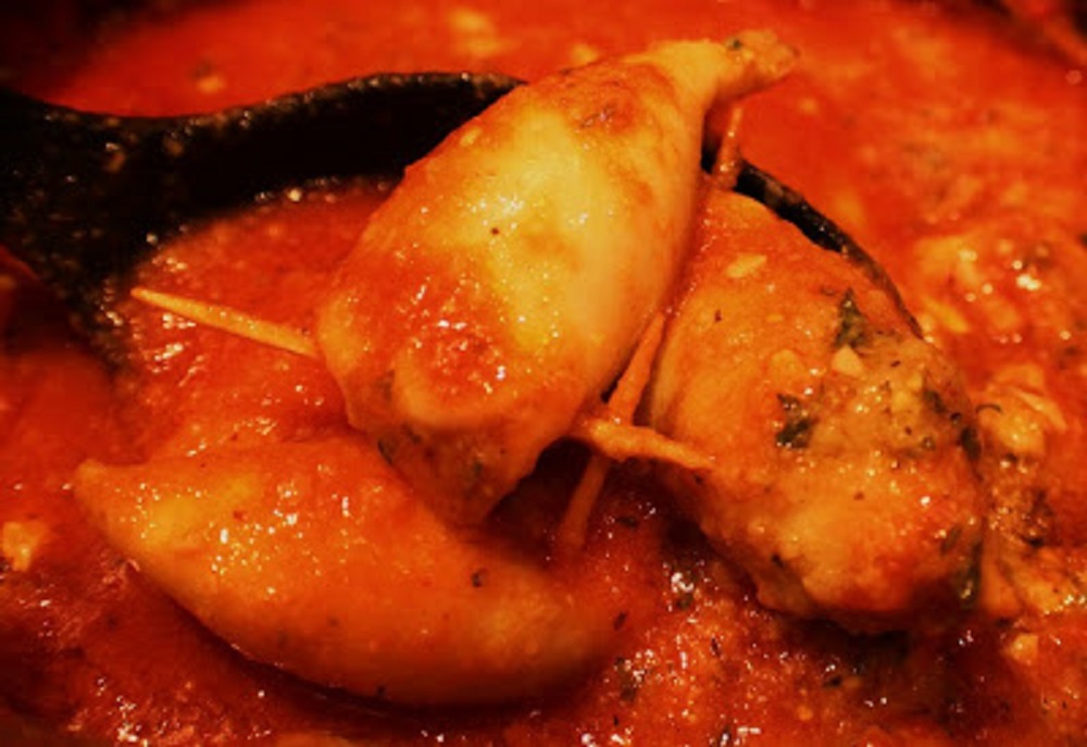 Stuffed Squid (Calamari) In Tomato Sauce | What&amp;#39;s Cookin&amp;#39; Italian Style ...