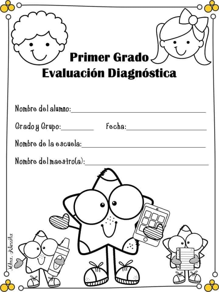 Evaluación Diagnóstica para Primer Grado | Materiales Educativos para  Maestras