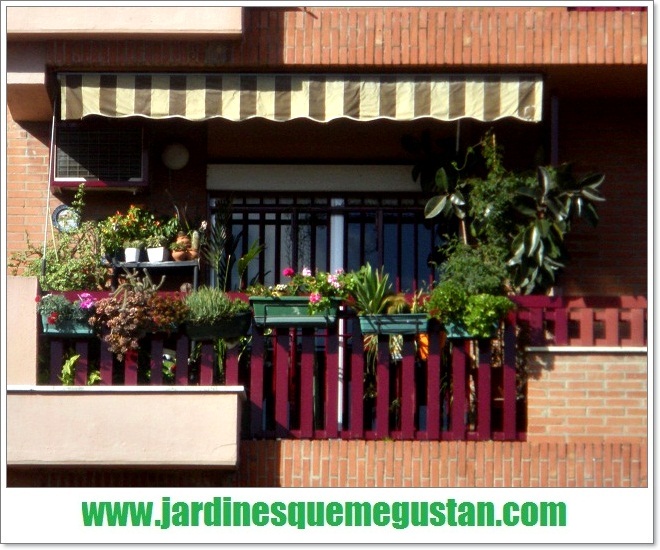 Jardines Que Me Gustan: Jardines verticales: El balcón