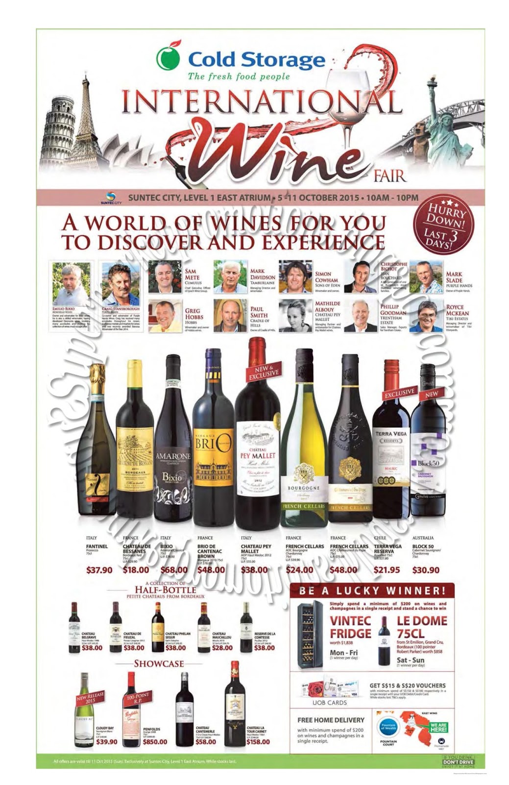 Cold Storage International Wine Fair 05 11 October 2015 Supermarket