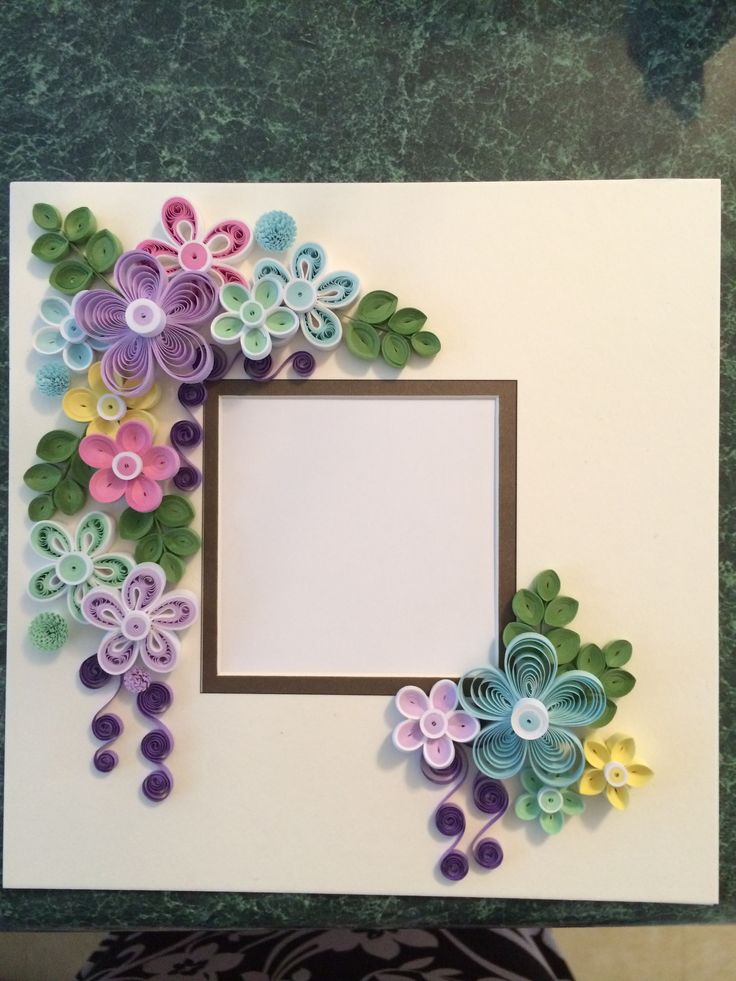 quilling photo frame projects art craft ideas