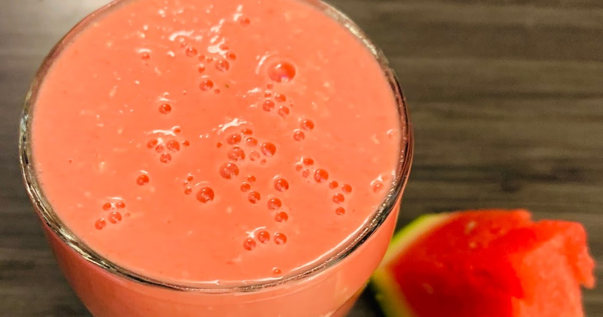 Watermelon & Oats Smoothie