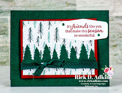Check out four Christmas Card Color Combinations on my blog today using the Evergreen Elegance Bundle.