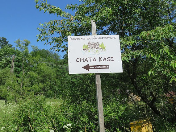 Drogowskaz Chata Kasi drogowskaz
