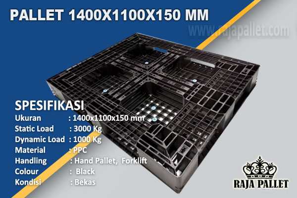 pallet bekas 1400x1100x150