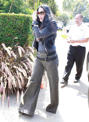 Cher arriving at the party