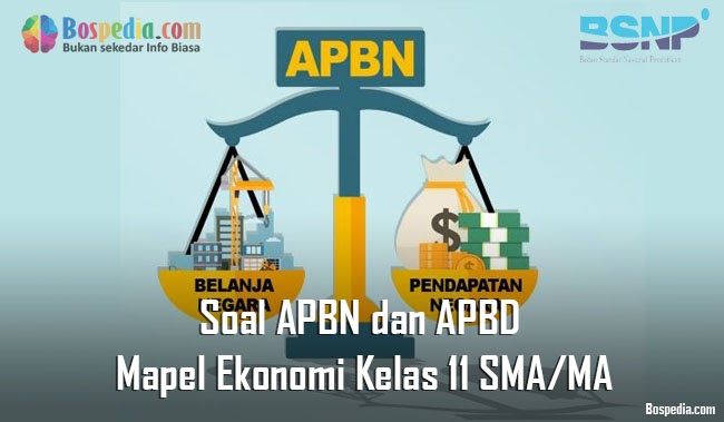 Lengkap Soal APBN dan APBD Mapel Ekonomi Kelas 11 SMA/MA
