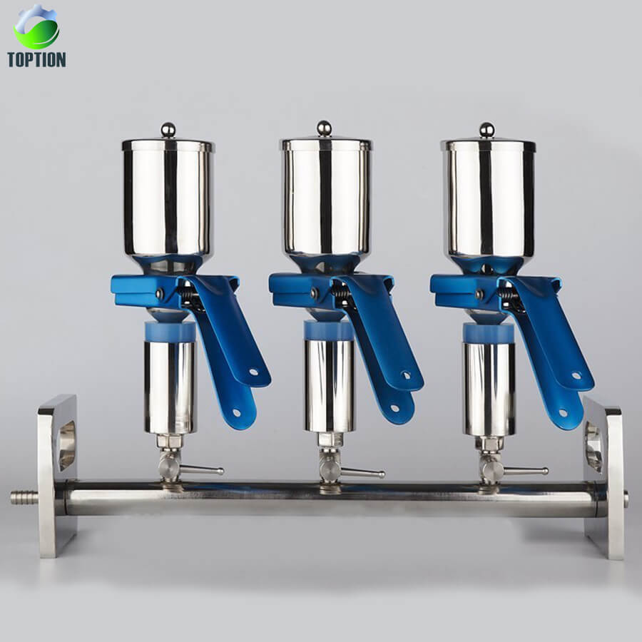 Three Brach Multiple Stainless Steel Vacuum Filtration System