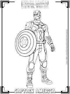 89 Pdf Captain America Infinity War Coloring Pages