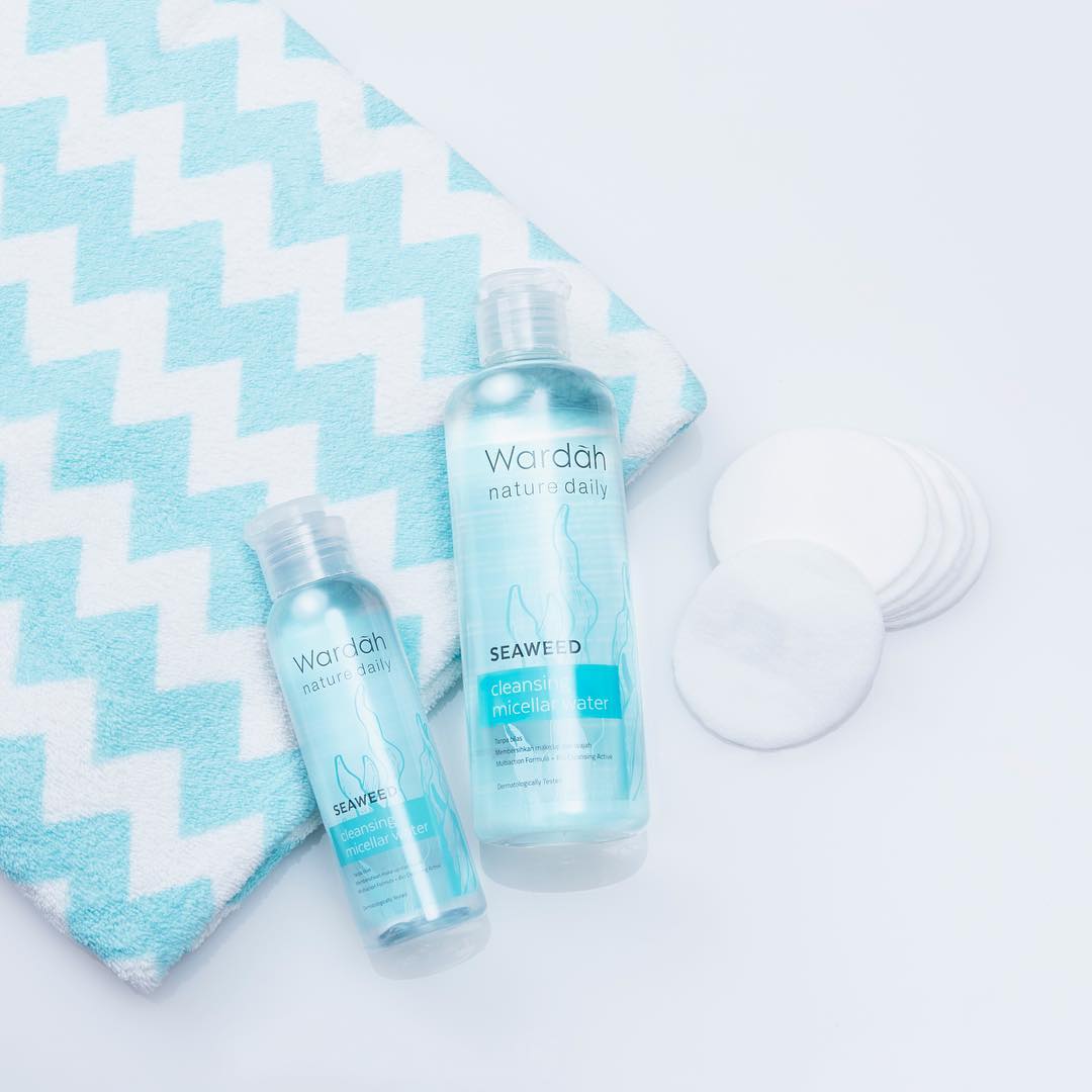 Wardah Seaweed Cleansing Micellar Water VS Garnier Micellar Oil Infused