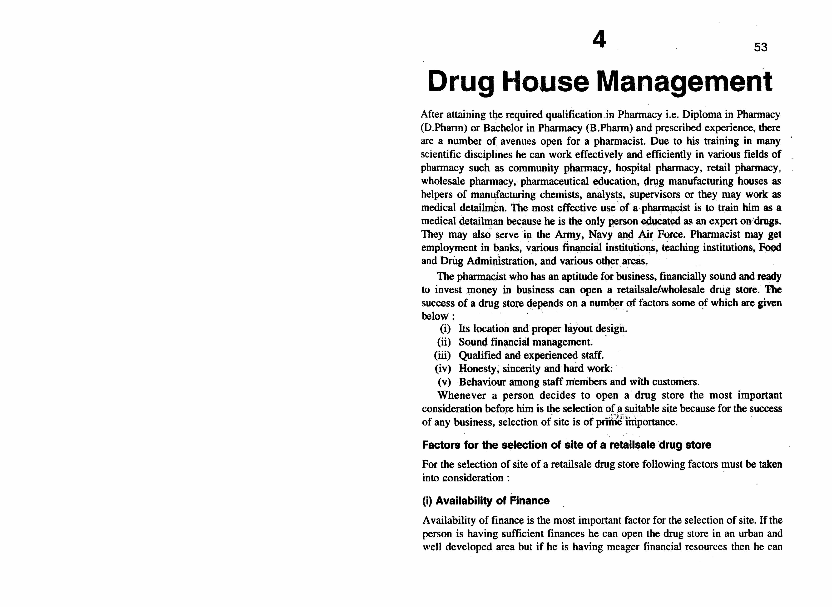 Phyto Chemicals II D PHARM CHAPTER 4 of D S B M 'DRUG HOUSE MANAGEMENT'