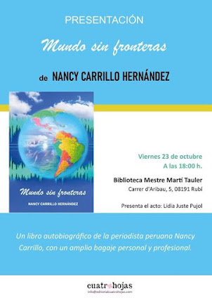Presentación Un Mundo sin Fronteras  de Nancy Carrillo