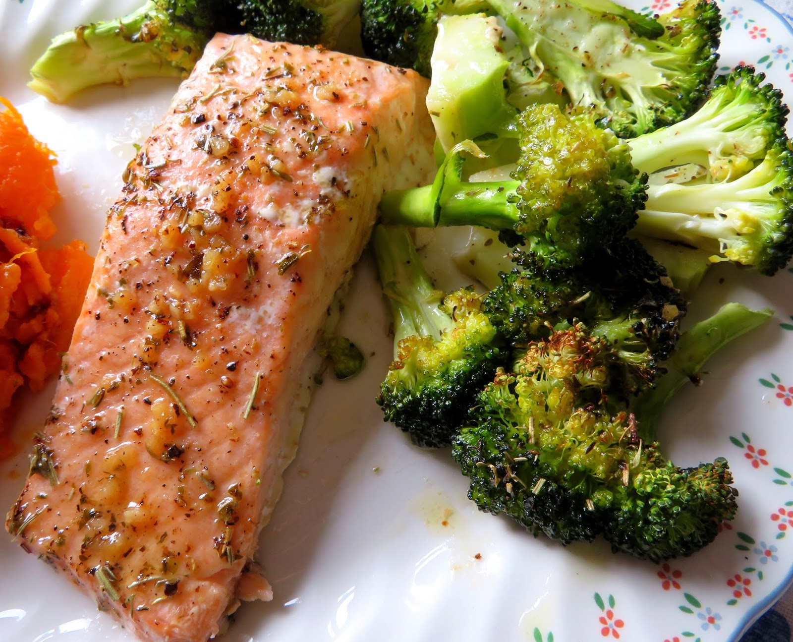 Garlic Butter Salmon & Broccoli for two The English Kitchen