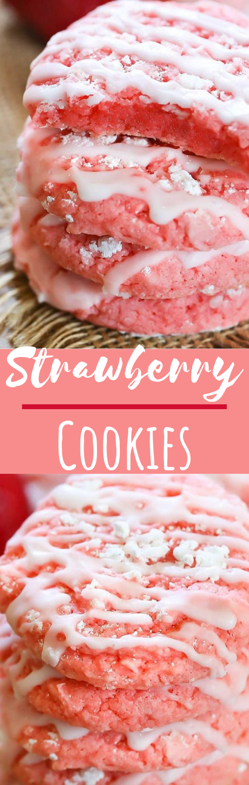 Strawberry Cookies #desserts #cookies