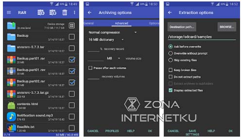 Download 5 Aplikasi Pembuka File Rar Zip Di Android Zona Internetku