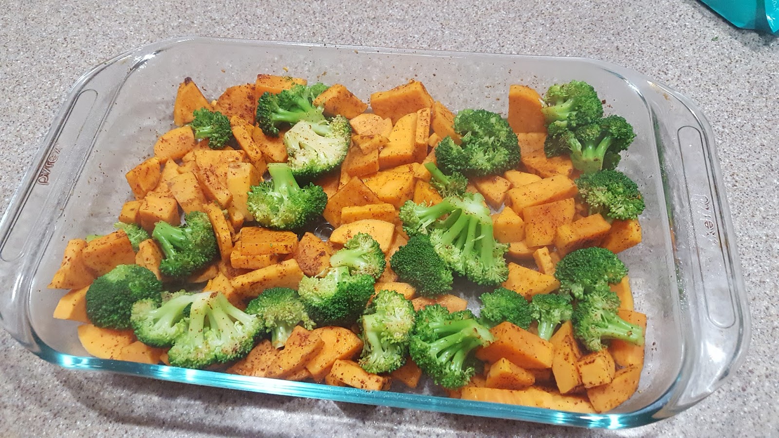 Emily Living and Laughing Sweet Potato/ Broccoli Bake