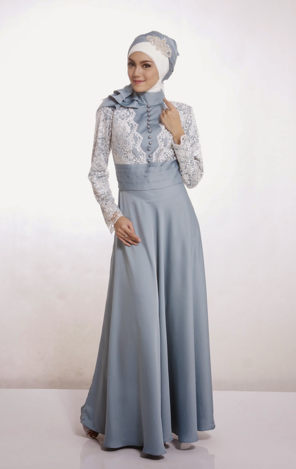 10 Model  Baju Pesta  Muslimah Terpopuler 2019