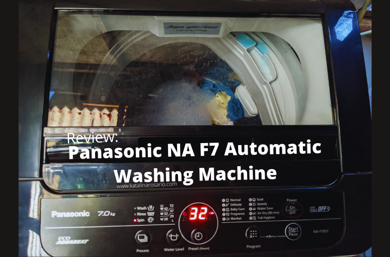 Review Panasonic NA F7 Automatic Washing Machine Kath's Journey