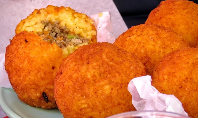 Streat Palermo Tour Sicily - arancine