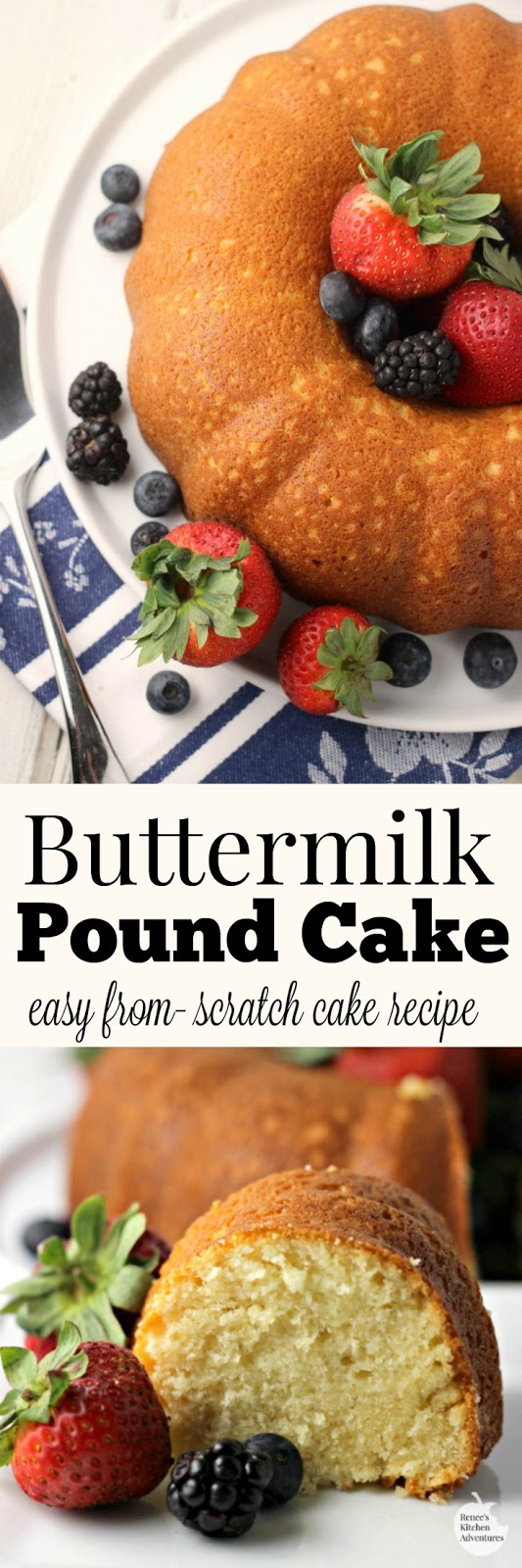 Buttermilk Pound Cake | Renee's Kitchen Adventures
