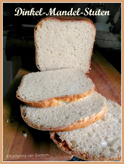 ich hab da mal was ausprobiert: mein Dinkel -Mandel-Stuten
