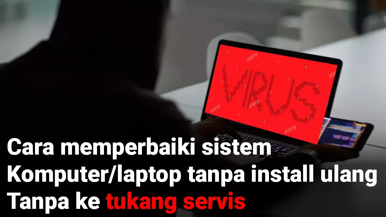 virus laptop