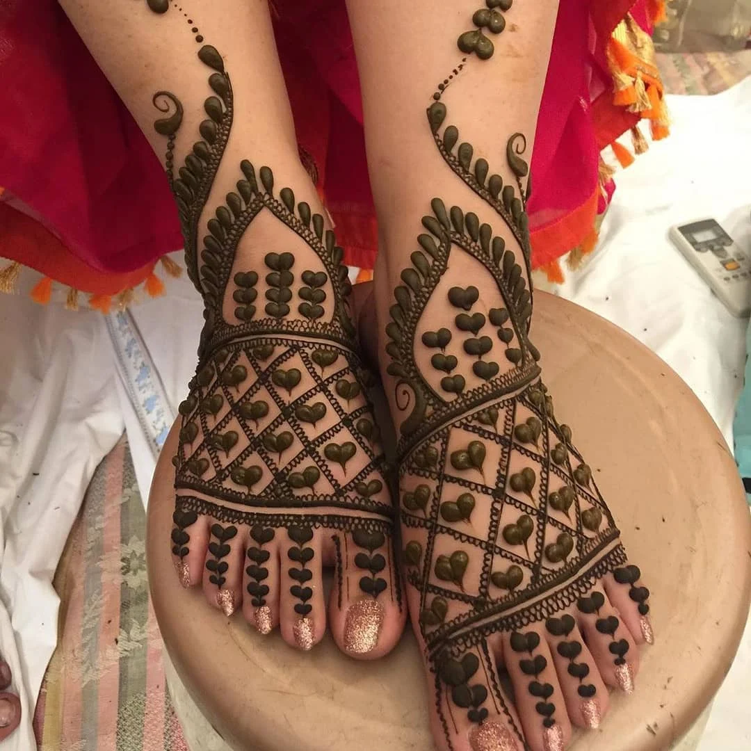 New Mehndi Designs – Beautiful Foot Mehndi Designs # p8