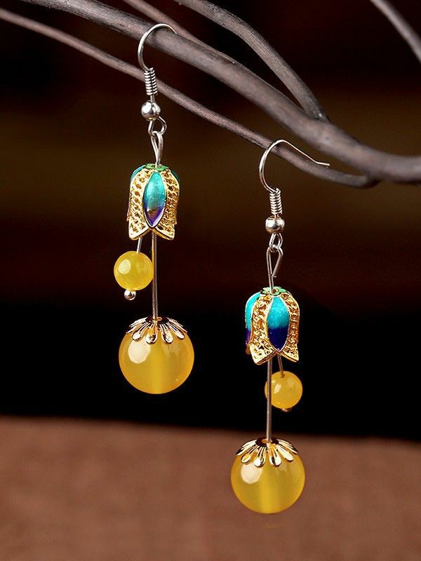 Chinese dangler earrings