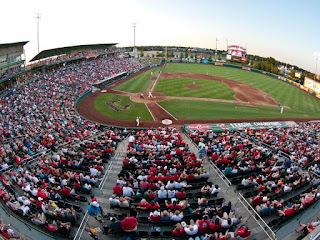 Hammons Field baseball park, Home of Springfield Cardinals.