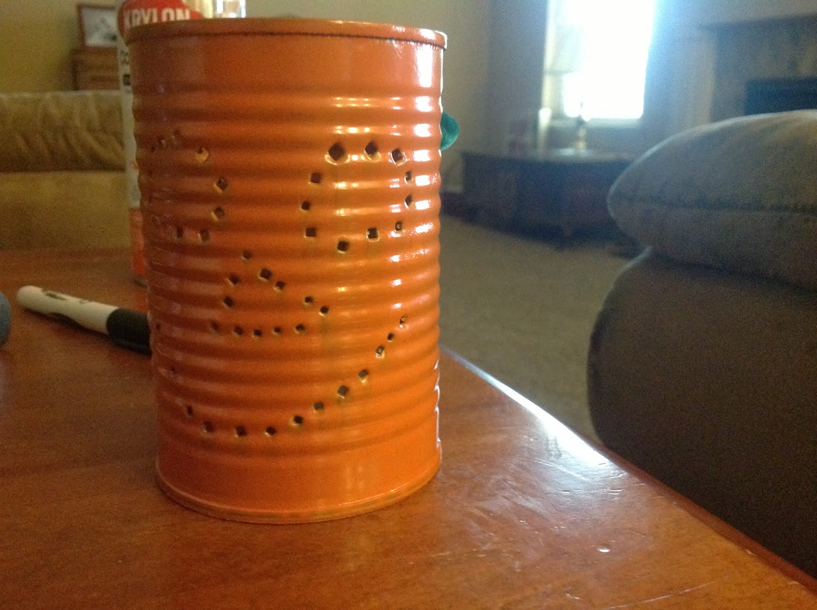 Puddle Wonderful Learning {DIY} Tin Can Jack O'Lanterns