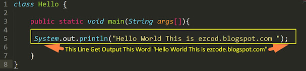 What is this java code ? Explain java class structure