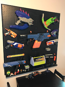 Ryan Homes Venice Customization: Nerf Gun Wall!