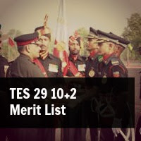 TES 29 10+2 Merit List 