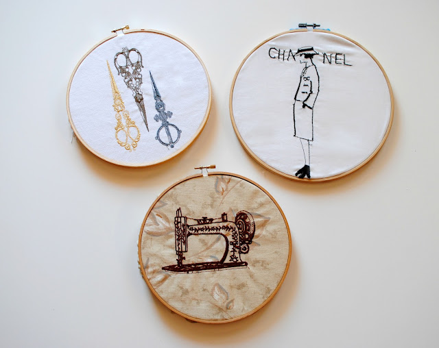 DIY Embroidered Wall Art
