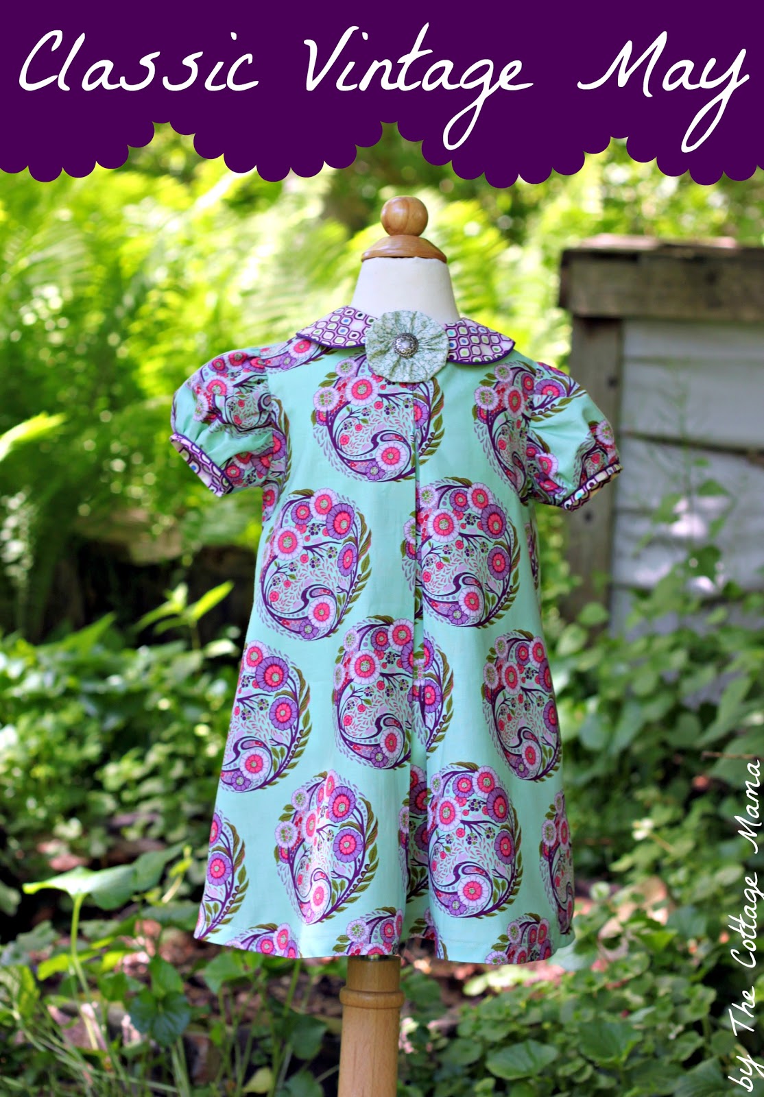 Classic Vintage May Dress - The Cottage Mama