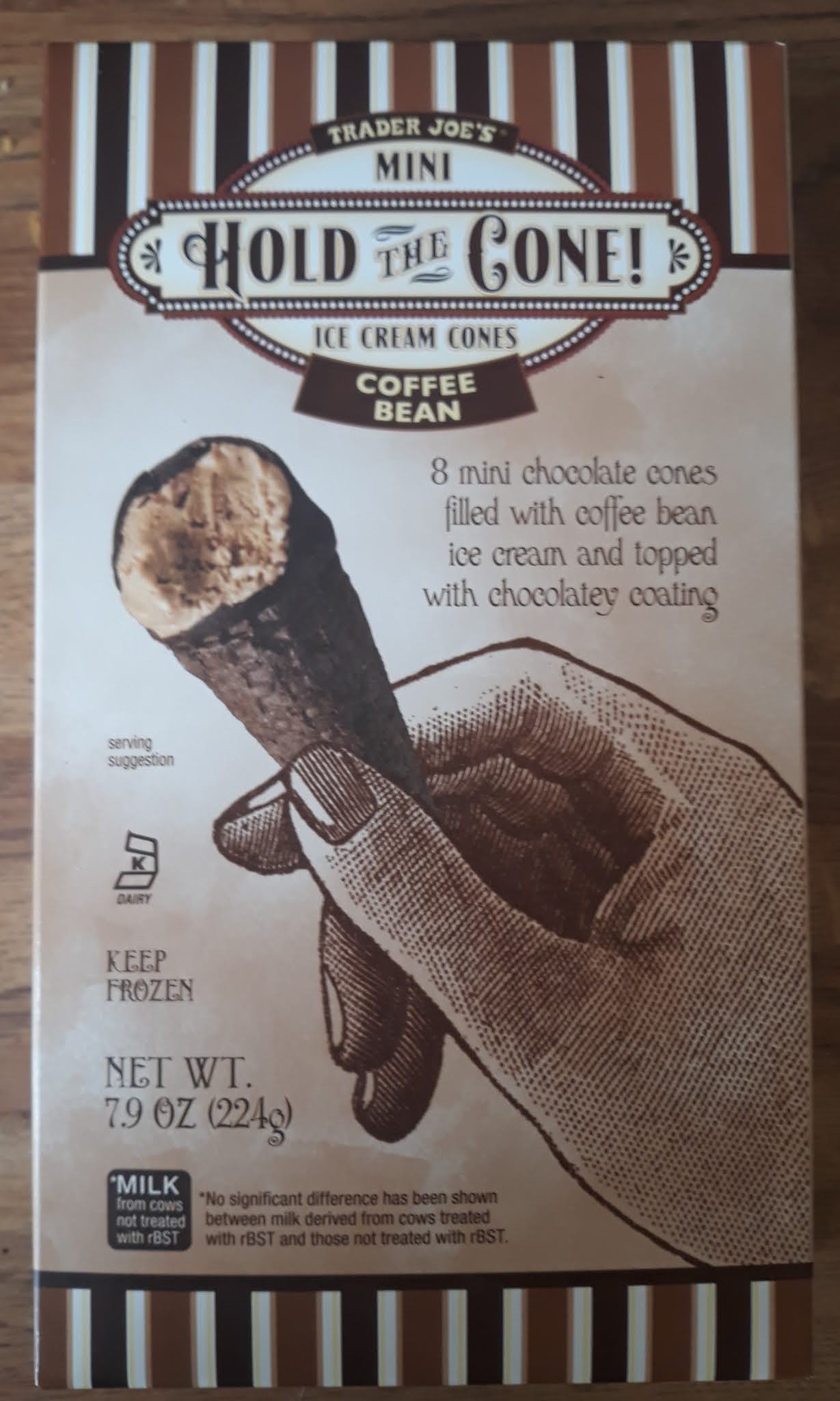 What's Good at Trader Joe's? Trader Joe's Mini Coffee Bean Hold the Cone! Ice Cream Cones