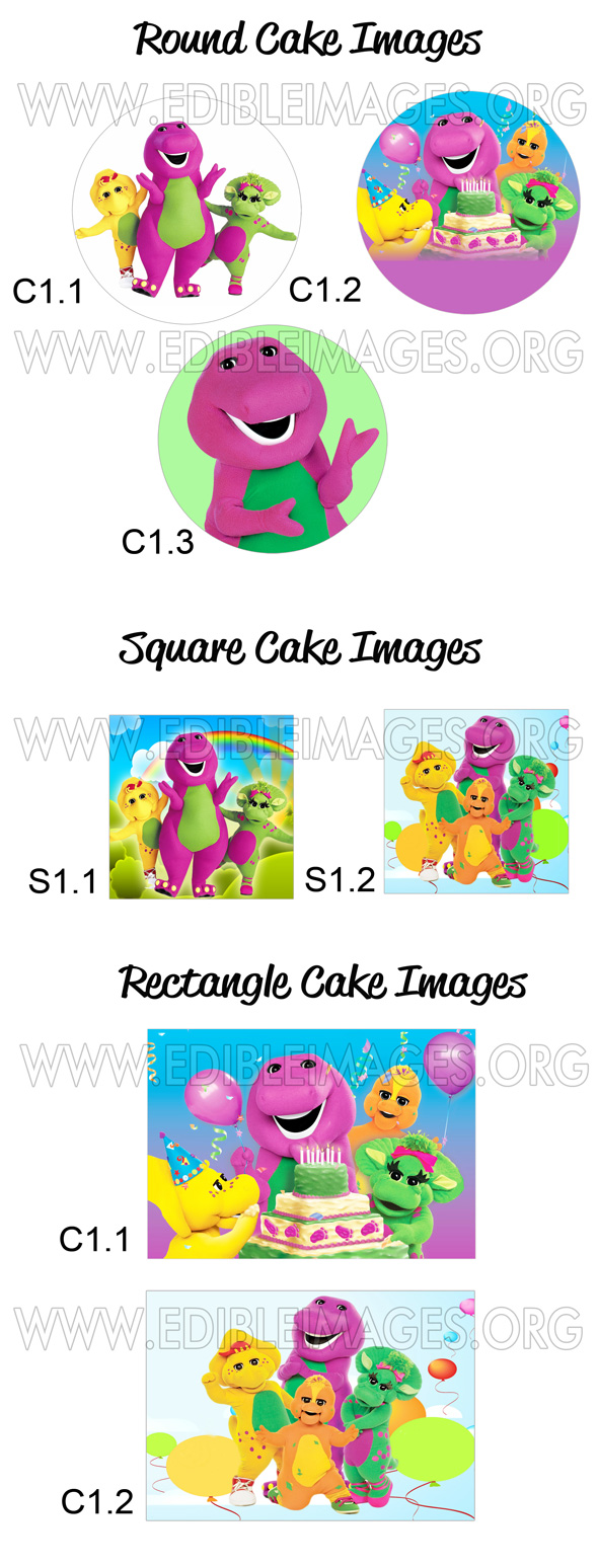 edible image barney aisha