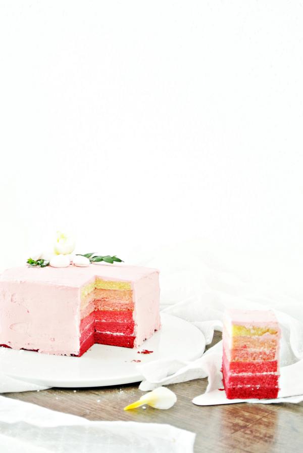 Rosa Ombre - Torte