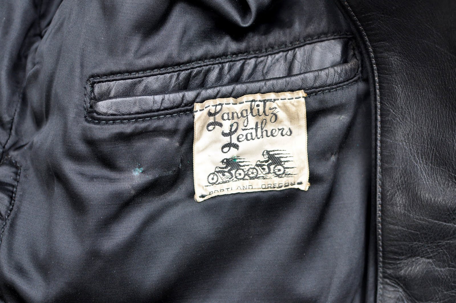 goodbye heart vintage: Vintage Langlitz Leather Jacket. SOLD OUT.