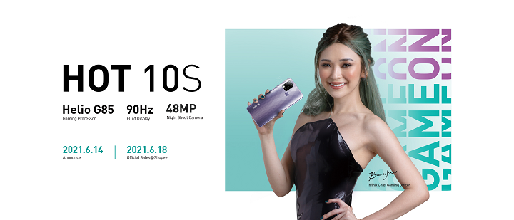 Infinix HOT 10S gaming smartphone to be available in Shopee for as low as Php 5,490