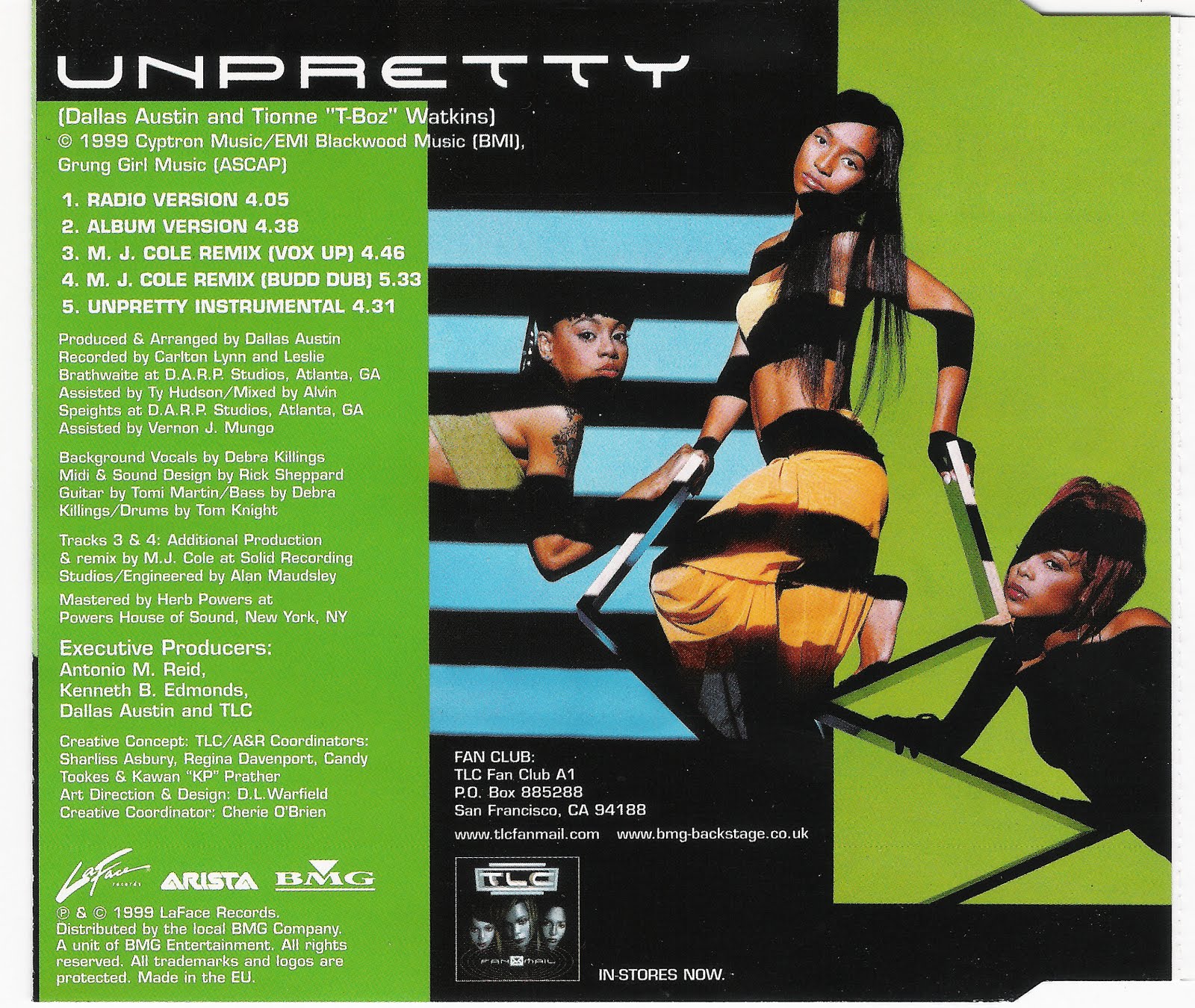 Picture CD TLCUnpretty(CDM)1999CDSINGLESV2