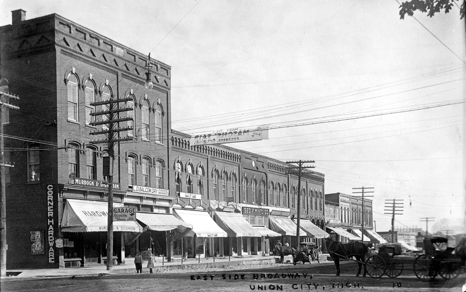 Old Union City Postcards and Pictures... Eastside of Broadway early 1900"s