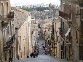 The city of Caltagirone in Sicily, where Prime Minister Mario Scelba was born in 1901