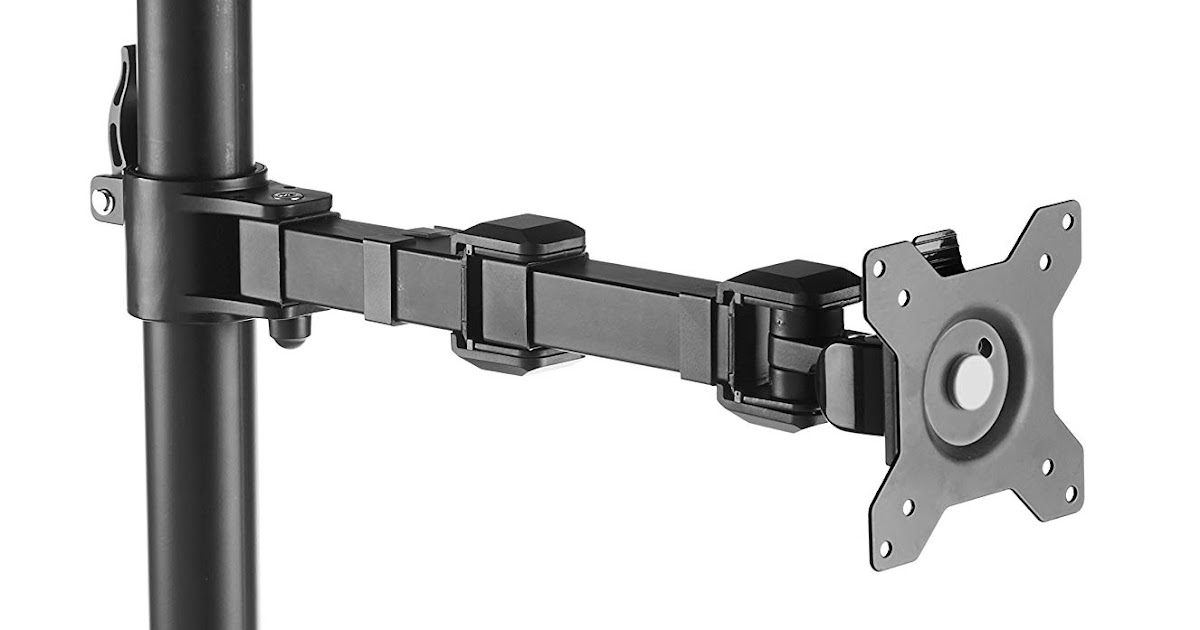 AmazonBasics Monitor Stand, Height Adjustable Arm Mount Gadgets