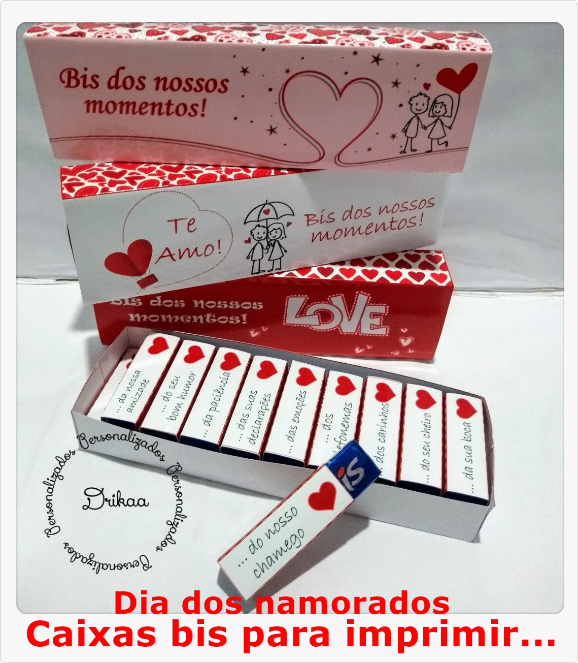 Bis Personalizado Dia dos Namorados Modelo 2 (arq. Digital)