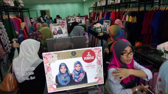   Gambar Majlis Pembukaan Butik Benang Hijau Wakaf Che Yeh, Kelantan 