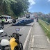 Policial perde controle da direção e viatura capota no bairro de Brotas, em Salvador;