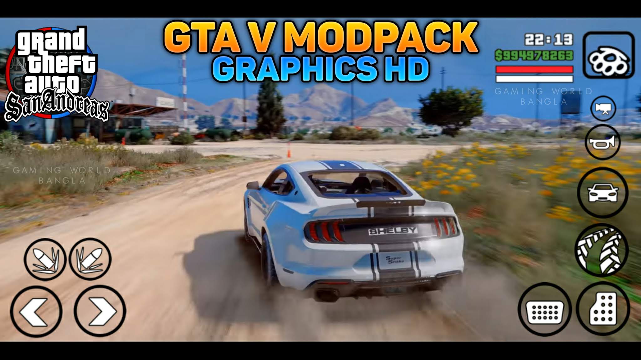 GTA V HD Modpack Android 2020 GTA V Graphics GTA San Andreas Android GTA V HD Modpack Android 2020 GTA V Graphics GTA San Andreas Android