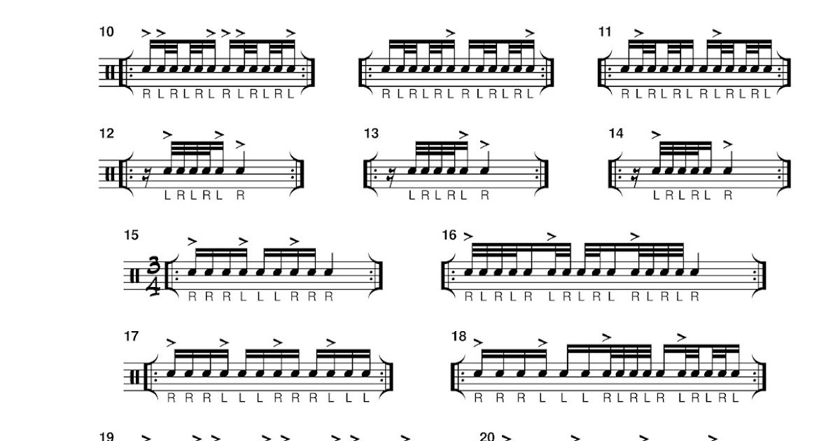Cruise Ship Drummer! Single stroke 5s 32nd notes