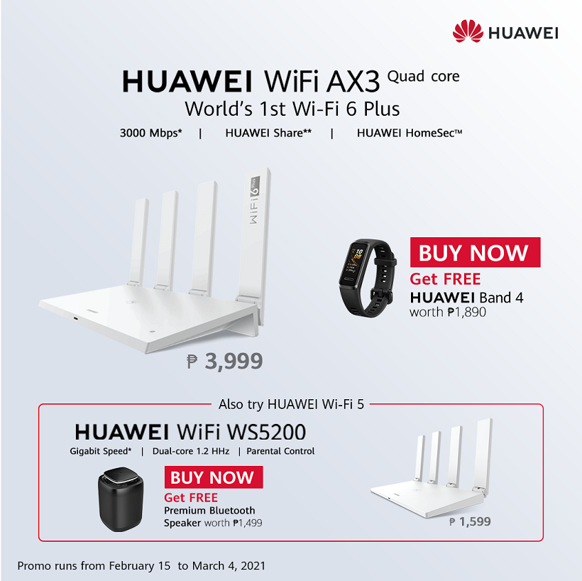 Perform at your Best: HUAWEI WiFi 6+ AX3 now open for pre-order